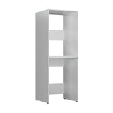 Dulap Baie ADR-488-BB-1 Home Collection® pentru Masina de Spalat si Uscator cu Blat Glisant, Alb, 65x182x67 cm