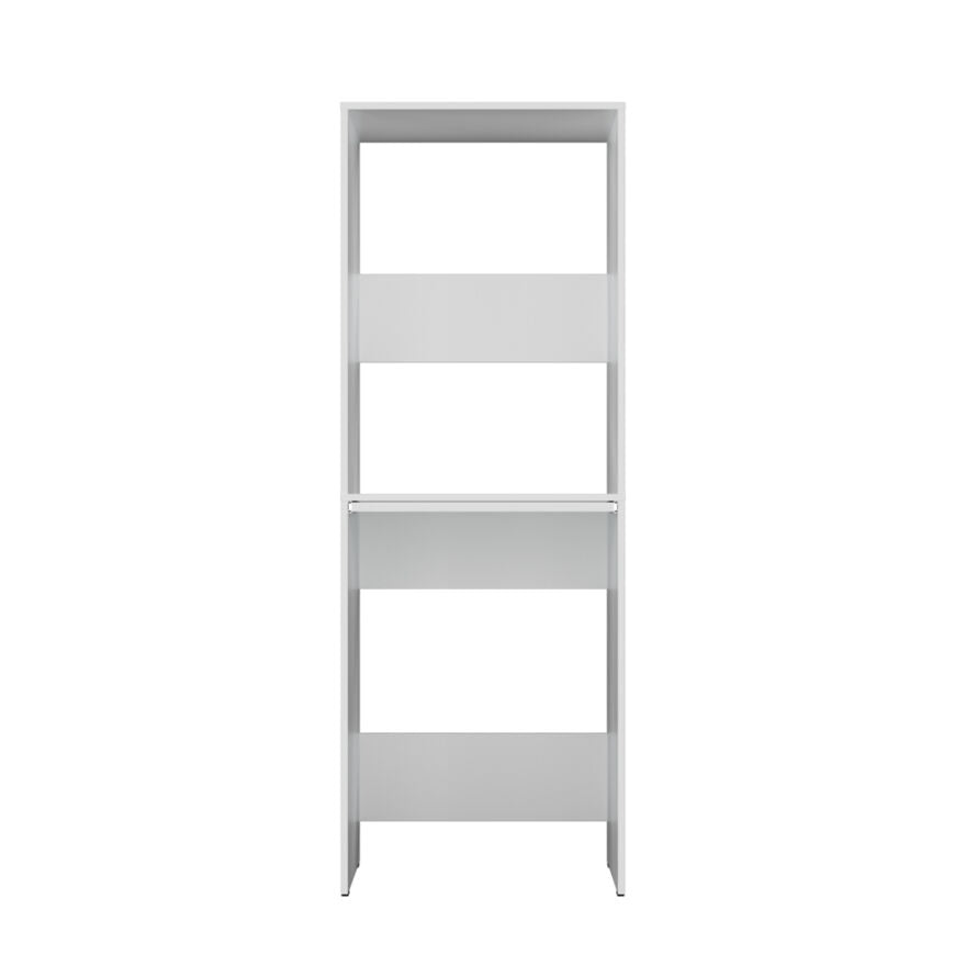 Dulap Baie ADR-488-BB-1 Home Collection® pentru Masina de Spalat si Uscator cu Blat Glisant, Alb, 65x182x67 cm