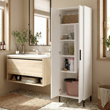 Dulap Baie Compact FR10, Alb, 50x165x35 cm