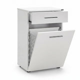 Dulap Baie cu cos de rufe ADR-611-PP-1 Home Collection® Diamond Mini, sertar, Alb Lucios, 52x83x38 cm
