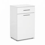 Dulap Baie cu cos de rufe ADR-611-PP-1 Home Collection® Diamond Mini, sertar, Alb Lucios, 52x83x38 cm