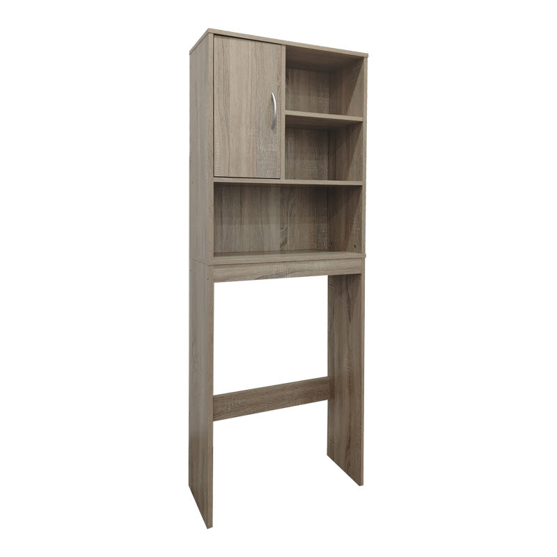 Dulap Baie cu Loc Pentru Masina de Spalat cu sertare, Lemn, Diverse culori, 60x24x168 cm - Dulap Baie cu Loc Pentru Masina de Spalat cu sertare, Lemn, Diverse culori, 60x24x168 cm - 383-000001