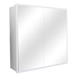 Dulap baie Poliana cu oglinda, alb, 70x17x70 cm