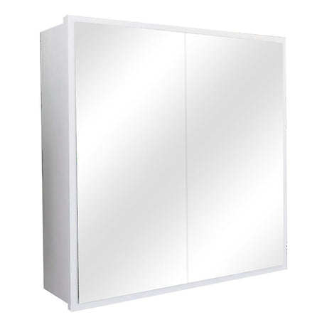 Dulap baie Poliana cu oglinda, alb, 70x17x70 cm