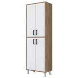Dulap Bucatarie Cheriff cu 4 usi, Alb - Crem (diverse dimensiuni) - Crem