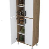 Dulap Bucatarie Cheriff cu 4 usi, Alb - Crem (diverse dimensiuni) - Crem