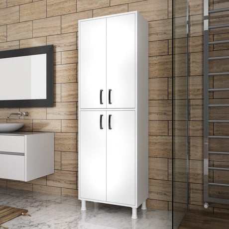 Dulap Bucatarie Cheriff cu 4 usi, Alb - Crem (diverse dimensiuni)