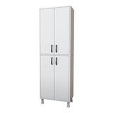 Dulap Bucatarie Cheriff cu 4 usi, Alb - Crem (diverse dimensiuni) - Alb