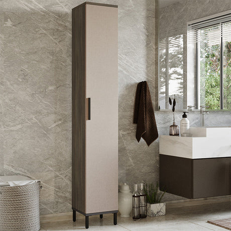 Dulap-coloana Aurelius antracit-Latte, 30x30x184 cm