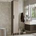 Dulap-coloana Aurelius antracit-Latte, 30x30x184 cm