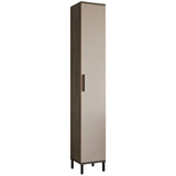 Dulap-coloana Aurelius antracit-Latte, 30x30x184 cm