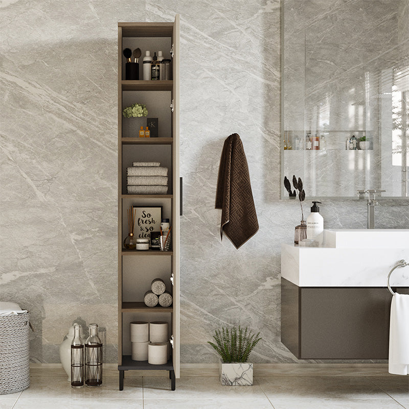 Dulap-coloana Aurelius antracit-Latte, 30x30x184 cm