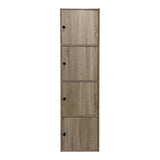 Dulap coloana Gabino, Lemn, 40x39x158 cm - Sonoma