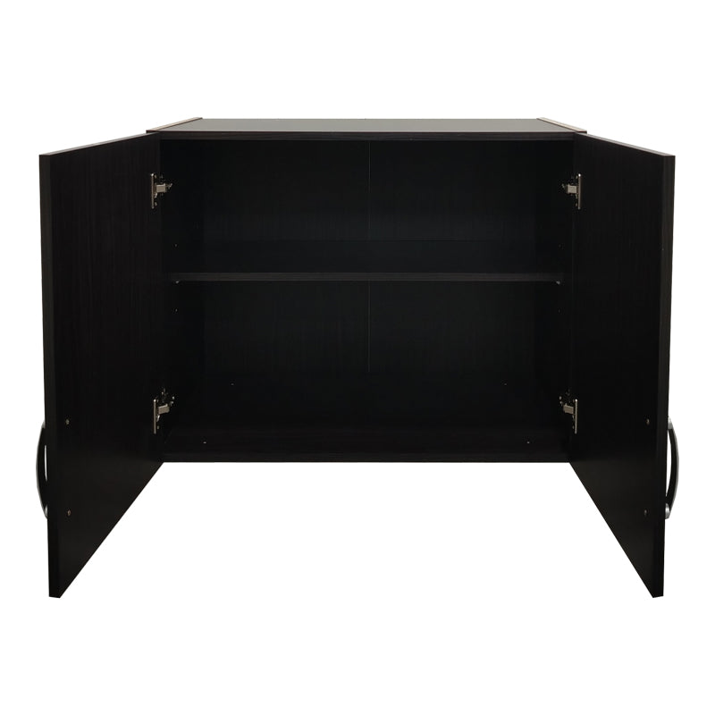 Dulap Athos cu 2 usi, 2 sertare si loft, 80x42x240 cm - Nuc