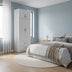Dulap Athos cu 2 usi, 2 sertare si loft, 80x42x240 cm - 383-000080