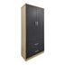 Dulap Athos cu 2 usi si 2 sertare, 80x42x180 cm - 383-000046