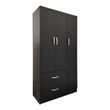 Dulap Athos cu 3 usi si 2 sertare, 90x42x180 cm - Dulap Athos cu 3 usi si 2 sertare, 90x42x180 cm - 383-000039