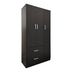 Dulap Athos cu 3 usi si 2 sertare, 90x42x180 cm - 383-000039