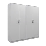 Dulap Athos I cu 4 usi, 160x42x180 cm - Alb
