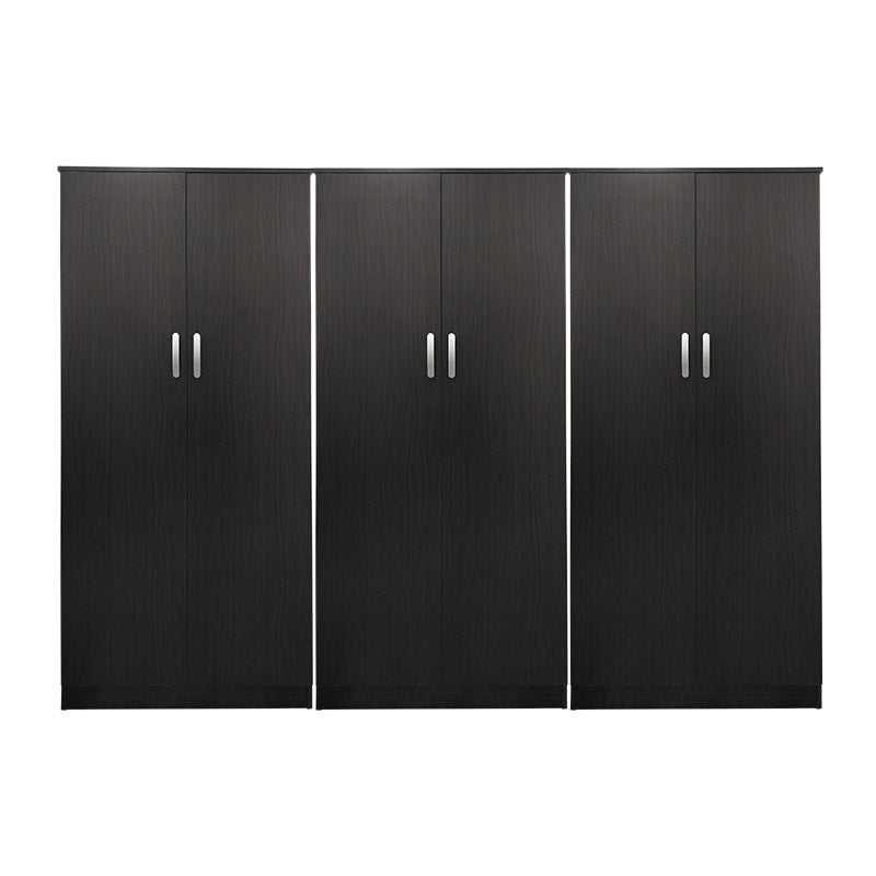 Dulap Athos cu 6 usi, 240x42x180 cm - Nuc