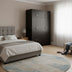 Dulap Athos cu 6 usi si loft, 240x42x240 cm