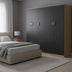 Dulap Athos I cu 5 usi, 170x42x180 cm