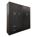 Dulap Athos cu 5 usi, 170x42x180 cm - Nuc