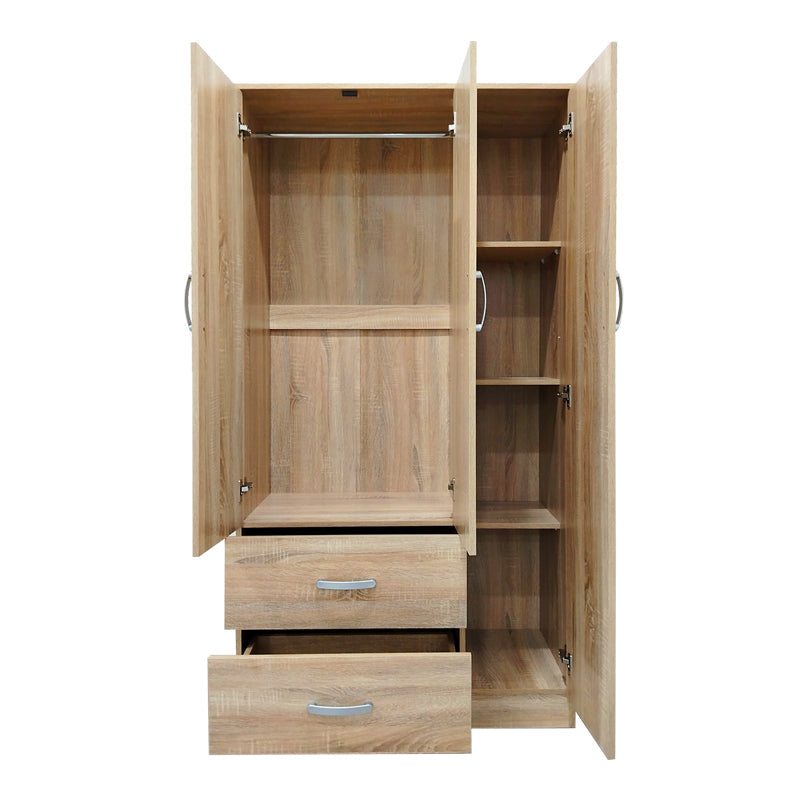 Dulap Athos I cu 5 usi, 170x42x180 cm - Stejar
