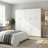 Dulap Athos cu 5 usi, 170x42x180 cm - Dulap Athos cu 5 usi, 170x42x180 cm - 383-000225