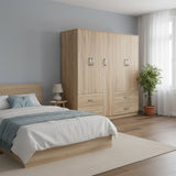 Dulap Athos cu 5 usi, 170x42x180 cm - Dulap Athos cu 5 usi, 170x42x180 cm