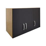 Dulap Athos I cu 5 usi si loft, 170x42x240 cm - Sonoma-Antracit