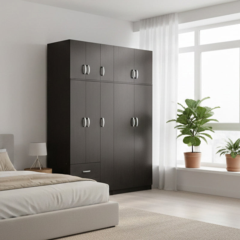 Dulap Athos I cu 5 usi si loft, 170x42x240 cm - Dulap Athos I cu 5 usi si loft, 170x42x240 cm - 383-000256