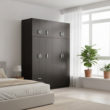 Dulap Athos I cu 5 usi si loft, 170x42x240 cm