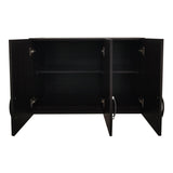 Dulap Athos I cu 5 usi si loft, 170x42x240 cm - Nuc