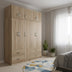Dulap Athos cu 5 usi si loft, 170x42x240 cm