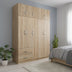 Dulap Athos I cu 5 usi si loft, 170x42x240 cm - 383-000266