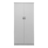 Dulap Athos cu 2 usi, 80x42x180 cm - Alb