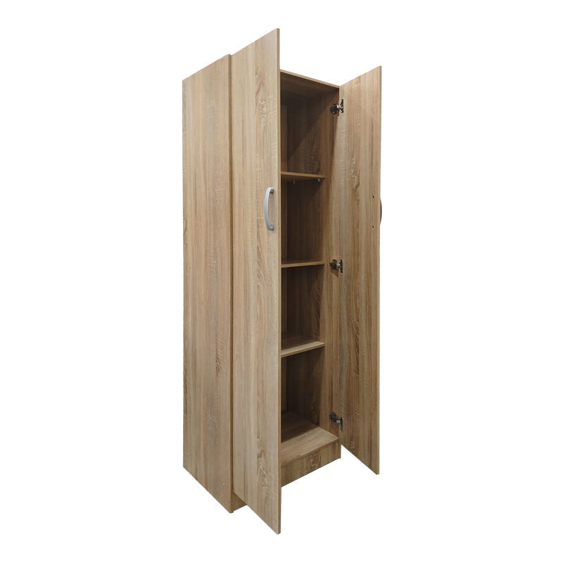 Dulap Athos cu 2 usi, 60x42x180 cm - Stejar