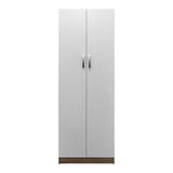 Dulap Athos cu 2 usi, 60x42x180 cm - Sonoma-Alb