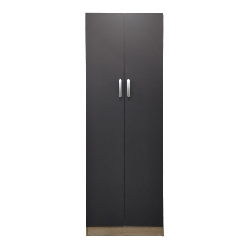 Dulap Athos cu 2 usi, 60x42x180 cm - Sonoma-Antracit