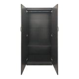 Dulap Athos cu 2 usi, 80x42x180 cm - Nuc