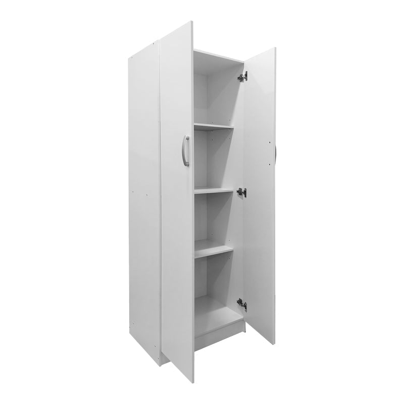 Dulap Athos cu 2 usi, 60x42x180 cm - Alb