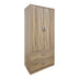 Dulap de haine Double-leaf wardrobe cu 2 drawers Alvia, Diverse culori, 80x52x180 cm - 383-000174