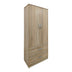 Dulap Athos cu 2 usi si 2 sertare, 80x42x180 cm - 383-000043