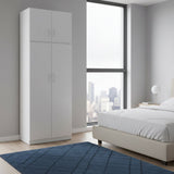 Dulap Athos cu 2 usi si loft, 80x42x240 cm - Dulap Athos cu 2 usi si loft, 80x42x240 cm - 383-000085
