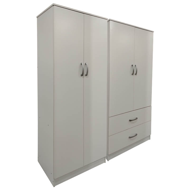 Dulap Athos cu 4 usi, 160x42x180 cm - Alb