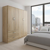 Dulap Athos cu 4 usi, 160x42x180 cm - Stejar