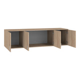 Dulap cu patru uși Royal Loft, Diverse culori, 200x58x53 cm - Stejar
