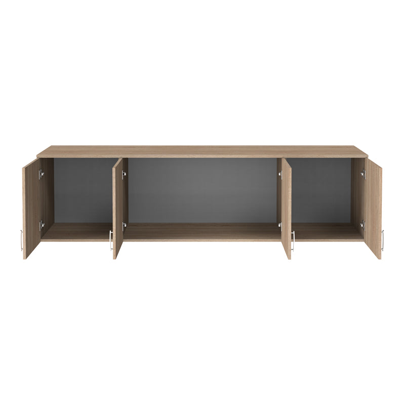 Dulap cu patru uși Royal Loft, Diverse culori, 200x58x53 cm - Stejar