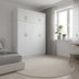 Dulap Athos I cu 4 usi si loft, 160x42x240 cm - 383-000237